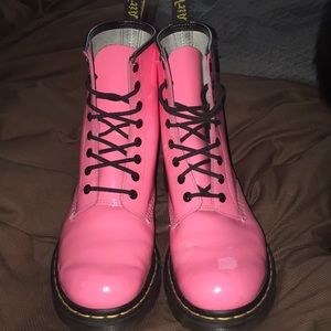 Dr. Martens Patent Leather 1460 8-Eye Lace-Up Boot